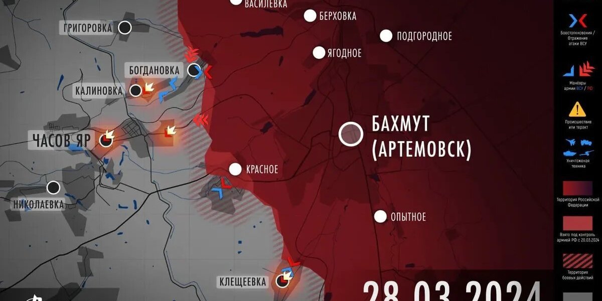 Новости СВО 29 марта: Российские войска продолжают наступление